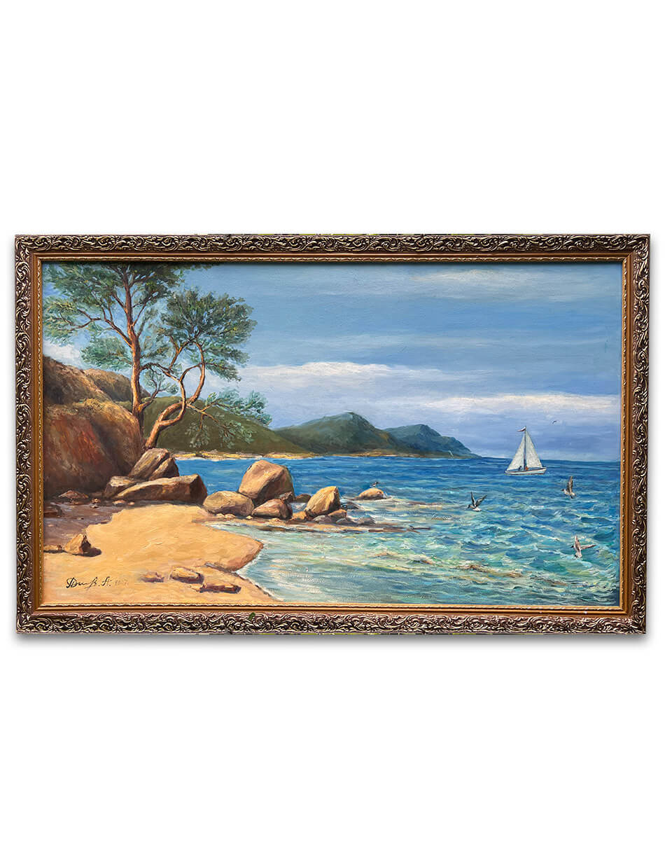 Байкал весною (2007), 60х100 см