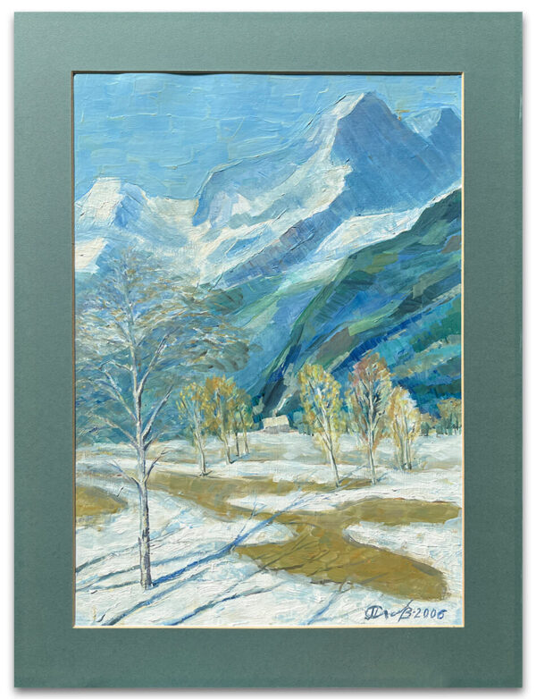 Кавказский перевал (2006), 46х32 см