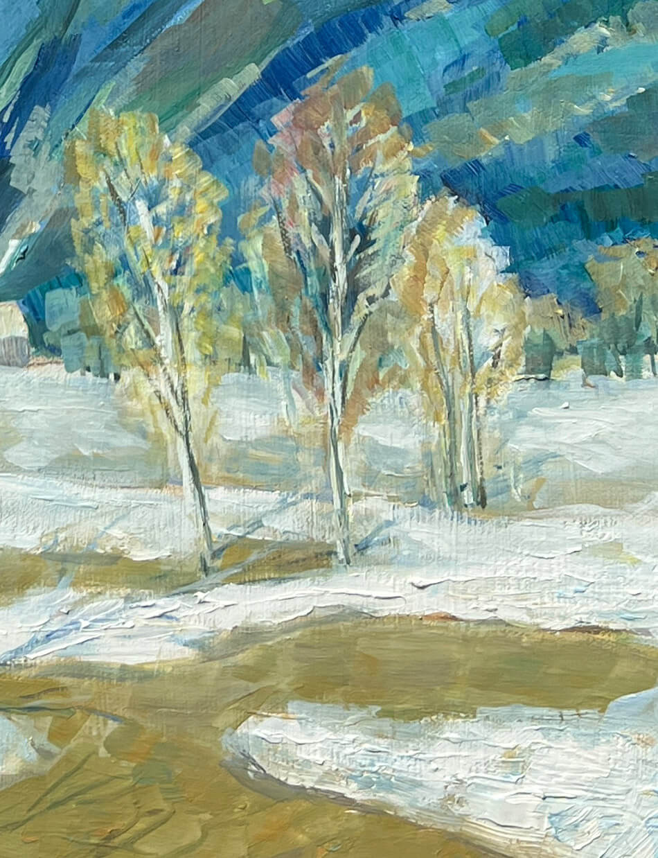 Кавказский перевал (2006), 46х32 см — изображение 3