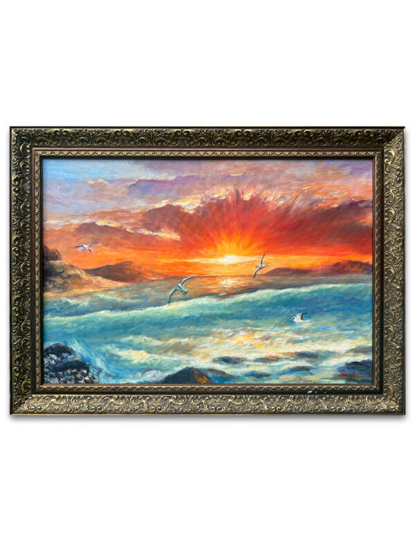 Море перед штормом (2009), 48х69 см