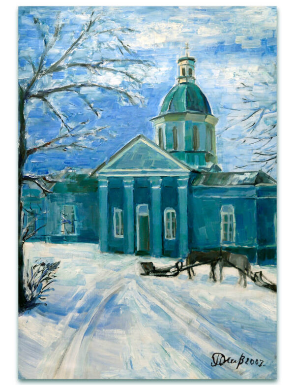 Никольская церковь (2007), 46х32 см