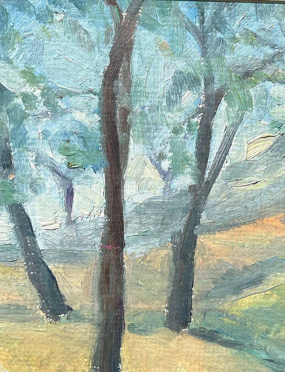 Ореховая роща (1979), 30х39 см — изображение 4