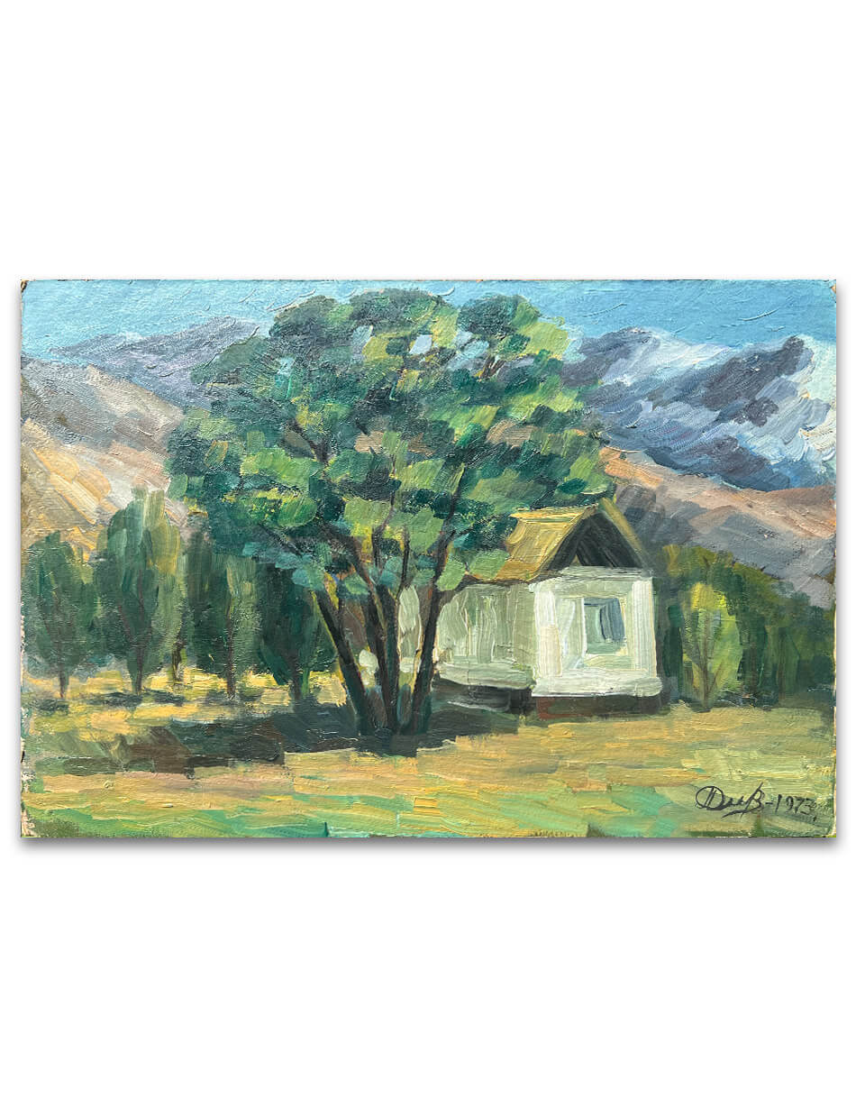 Ущелье Бургулюк (1973), 33х48 см
