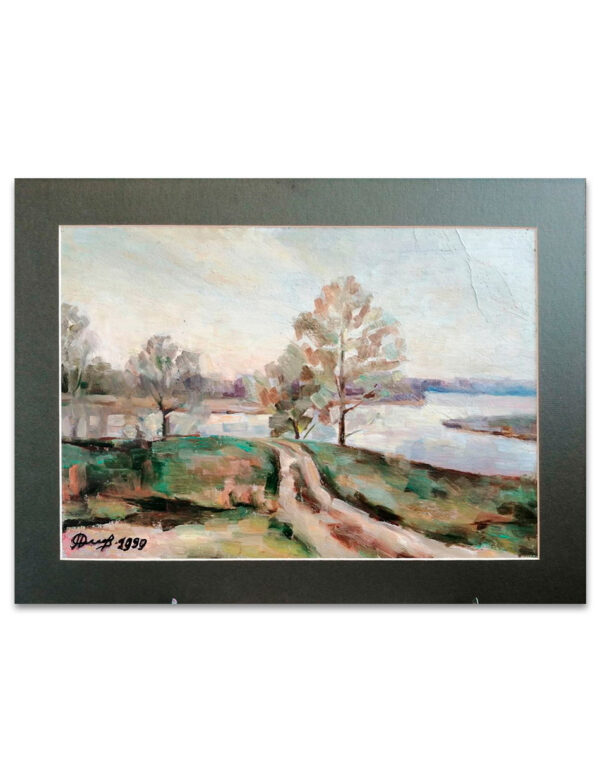 Река Придонское (1999), 34х49 см